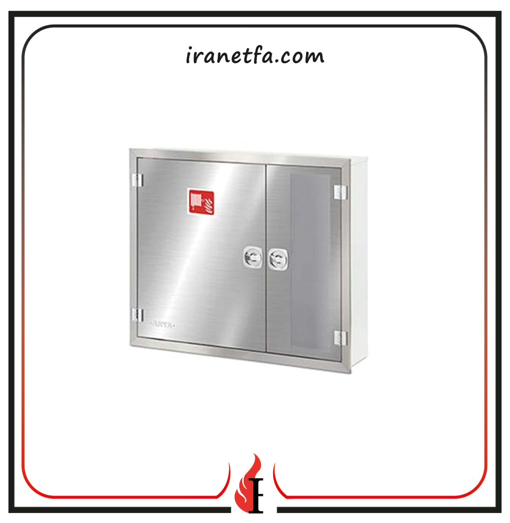 جعبه آتش نشانی دو قلو استیل